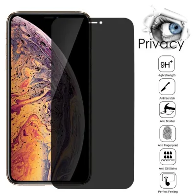 2PCS Anti Spy Protector Glass for IPhone 13 14 12 Mini 11 Pro XS Max X XR Privacy Tempered Screen IPhone 8 7 6 6S Plus SE Glass