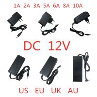 หม้อแปลง2A 1A 12 V AC 100V-240V DC 12 V ตัวแปลง3A 6A 8A อะแดปเตอร์จ่ายไฟไฟ10A สำหรับกล้องวงจรปิดไฟแถบไฟ LED