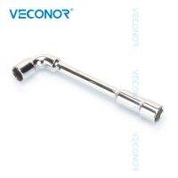 19mm L type lekukan socket wrench spanner dengan melalui lubang Chome vanadium