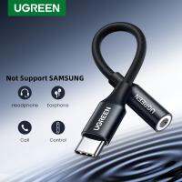 【ขาย】 UGREEN Type C ถึง3.5มิลลิเมตรแจ็คหูฟัง3.5 AUX USB C เคเบิ้ลเสียง USB C อะแดปเตอร์สำหรับหัวเว่ย V30 P30 Pro Xiaomi Mi 10 O Neplus 7ครั้ง Pro