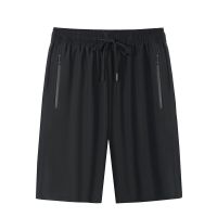 HOT11★กางเกงขาสั้นผู้ชายใหม่กางเกง Breathable สบายๆเหงื่อ Bermudas สีดำผู้ชาย Homme Classic ยี่ห้อเสื้อผ้ากางเกงขาสั้นชายหาดชาย