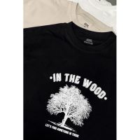 S-5XLเสื้อยืด oversize คอลเลคชั่น In The Wood (black) S-5XL