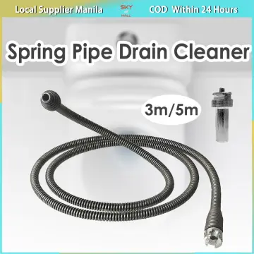 Sink Pipe Drain Cleaner Auger Plunger With 5m 7m Snake Cable