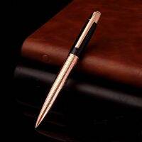 Luxury high quality business metal signature pen student writing rotary ballpoint pen