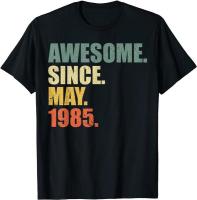 Awesome Since May 1985 T-Shirt Vintage 34Th Birthday Gift