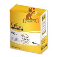 ( กล่อง 30 ซอง) VF+Core Multi-Vitamin/Minerals ครีมแมวเลียเสริม วิตามินรวมแร่ธาตุและพรีไบโอติก