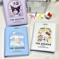 Kawaii Hello Kittys Kuromi Cinnamoroll Photo Album 3Inch Photocard Holder Kpop Mini Binder Scrapbook Card Collect Book Girl Gift