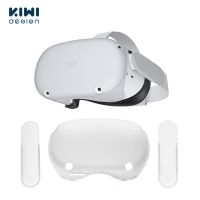 KIWI design VR Shell For Oculus Quest 2 Protective Cover With Two Side Protective Shell Cover Protector