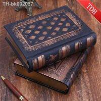 ☃▫ Leather Retro Vintage Diary Journal Notebook Blank Hard Cover Sketchbook Paper Stationery Travel School Sdudent Gifts