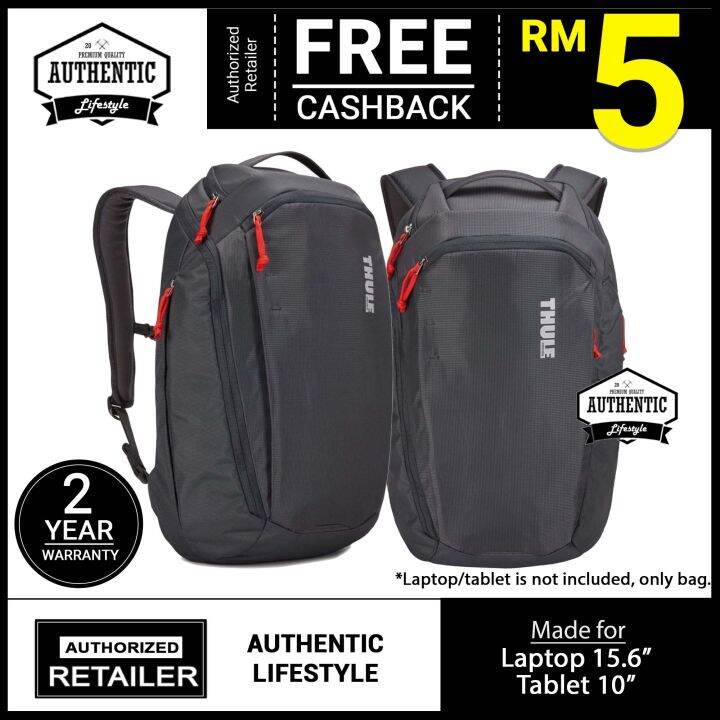 Thule EnRoute Backpack 23L Protect a 15.6″ laptop and 10″ tablet