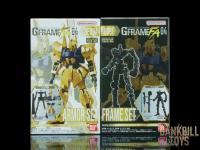 กันดั้ม Bandai Candy Toy Mobile Suit Gundam G Frame FA 04 No.RE09A MSN-00100 Hyaku Shiki [Revive] Armor Set + No.RE09F Frame[01] Set (เซ็ตคู่ 2 กล่อง)