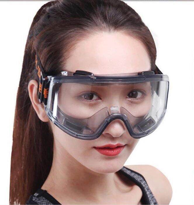 YUKIDO Kacamata Safety Proyek Anti Debu / Rubber Glass / Safety Glass