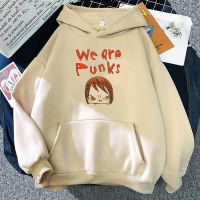 We Are Punks Yoomo Nara Hoodies Retro Manga Graphic Print Men/Sweatshirt Autumn Winter Streetwear Unisex Pullover Size XS-4XL