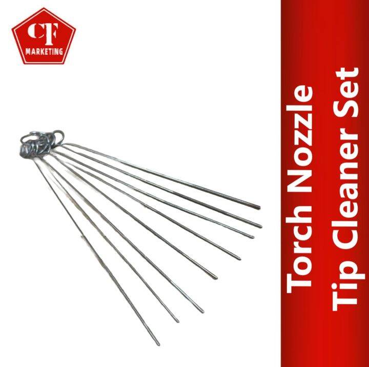 Torch Nozzle Tip Cleaner Set Cleaning Needle Lazada