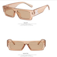 summer fashion sunglasses women Trendy rectangular plastic glasses uv400 Men and women outdoor leisure sunshade mirror