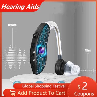 ZZOOI Bluetooth Hearing Aid Amplifiers Mini Charge Hearing Aids Audifonos Sound Devices Volume Control Adjustable Tone Loss Ompensatio