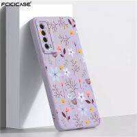 {Taoyitao case} INS Korean Flower Protection Phone Case For Huawei Y7A Y9S Y9 PRIME 2019 Nova 7i Soft Cover Honor 50 20S Pattern cases Coque