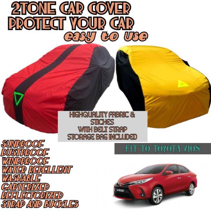 TOYOTA VIOS CAR COVER (2TONE) Lazada PH