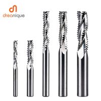 【DT】hot！ 1pc 3 Flutes Carbide Roughing Milling Cutter 4mm-12mm Shank Woodworking Sloting Bit End Mill