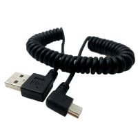 {:“》 -- ขยายสายเคเบิล USB 2.0พิมพ์มุมขวากับมินิ USB 90องศาสายชาร์จสำหรับกล้องดิจิตอล HDD MP3