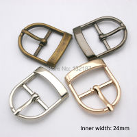 20pcslot DIY 24mm metal shoe buckle belt pin buckle bag garment buckle silverblackbronzegold free shipping BK-003