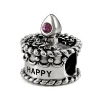 บีดเงิน Feb.Birthday Cake OHM Beads Silver 925 Charm