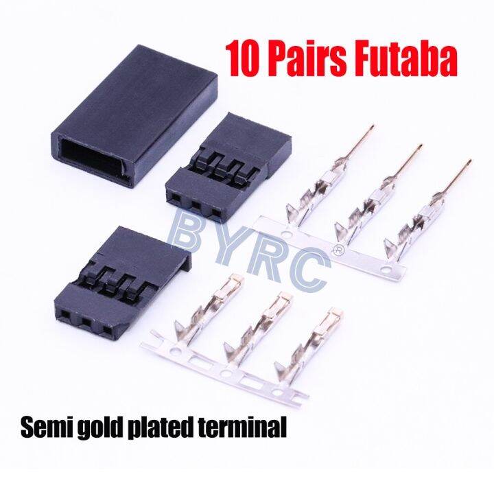 10 sets of JR servo plug kits, / tin plated male and female connectors