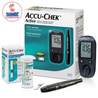 ACCU-CHEK ACTIVE เครื่องตรวจวัดระดับน้ำตาลในเลือดด้วยตนเอง ACCU CHEK 1เครื่อง