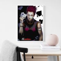 Hunter X Hunter Hisoka Morow โปสเตอร์ Art Wall ภาพจิตรกรรมฝาผนังภาพวาดผ้าใบห้องนั่งเล่นห้องนอนเด็ก Cuadros