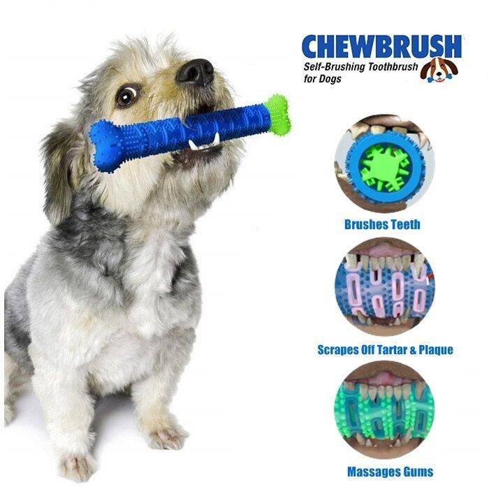 Dog self clearance toothbrush