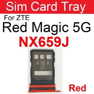 ที่ใส่ถาดบัตรสำหรับ Zte Nubia Red Magic 3 3S Nx629j 5S 5G Nx659j 6 Nx669j 6r Nx666j 6pro อะแดปเตอร์สำหรับตัวอ่านการ์ด Sd