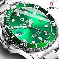 ⌚ นาฬิกา Dawn chenxi green ghost man lovers waterproof fashion luminous men and women watch dial calendar wristwatch