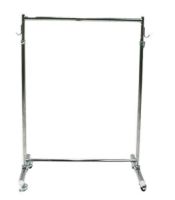 Clothes Rack ราวตากผ้าแบบปรับระดับได้ ขนาด 41x81 cm สูง 112-174 cm