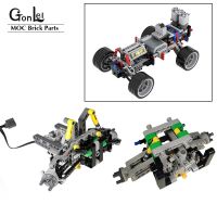 NEW MOC Front Wheels Steering Rear Wheels Suspension  System Set fit for Technical Off-Road Vehicle Cars Kids Boys DIY Toys Gift Building Sets