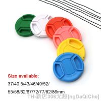 Colorful All Size Center Pinch Snap-on Front Lens Cap For Canon For Nikon For Sony Camera