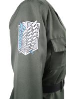 Attack On Titan Eren Levi Cosplay Costume Women Men Shingeki No Kyojin Scouting Legion Soldier Jacket Coat Windbreaker Uniform