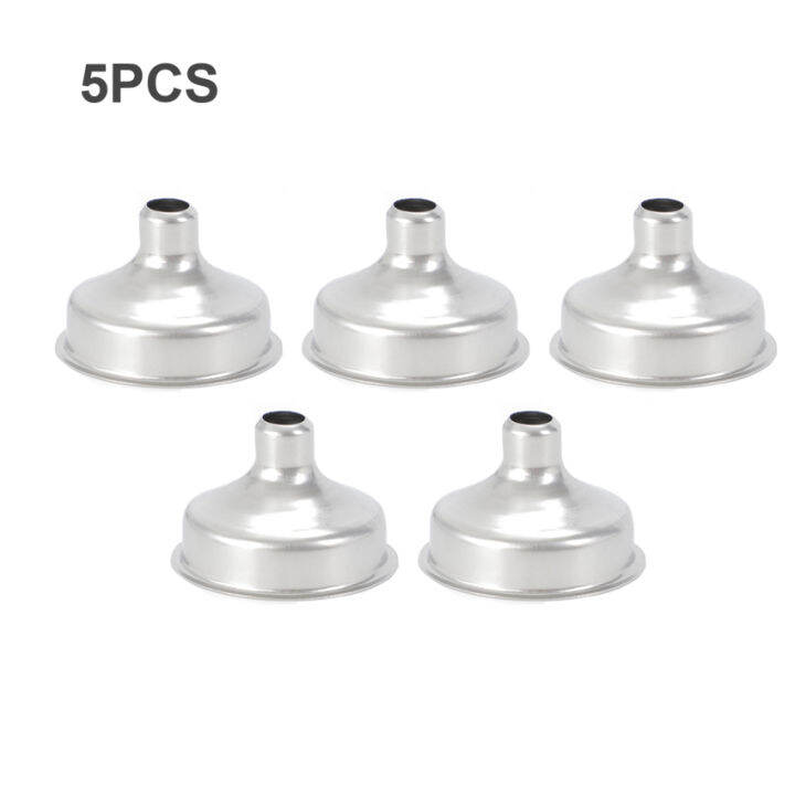 Mini Stainless Steel Funnels 1.25 Inch for Hip Flasks 5/10 Pcs