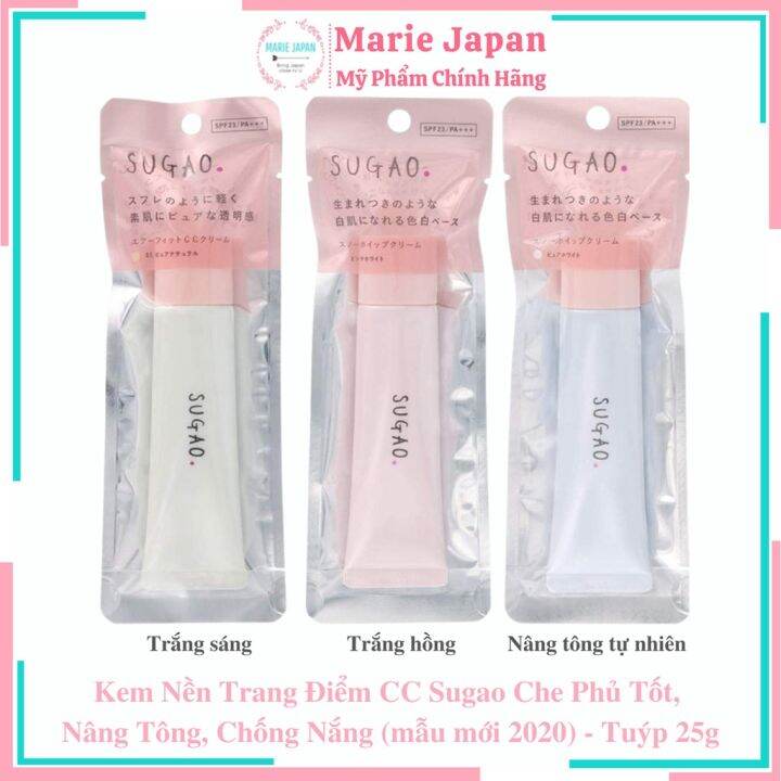 Kem nền CC nâng tông trắng hồng Sugao Che Phủ Tốt 2024: Tạo ra làn da hoàn hảo, tự nhiên với kem nền CC nâng tông trắng hồng Sugao Che Phủ Tốt với khả năng che phủ và bảo vệ da. Sản phẩm sẽ giúp tăng cường độ ẩm và làm sáng da để bạn có làn da tự nhiên và khỏe mạnh. Thử ngay để thấy sự khác biệt.