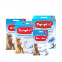 Tigerplast Waterproof Plaster พลาสเตอร์ใสกันน้ำ