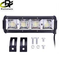 Ruitaisen แท่ง Led ทำงาน9นิ้ว192W สำหรับ4x ออฟโร้ดรถบรรทุก4 Jeep Atv ขับรถไฟตัดหมอกสีขาว Dc12v 24V