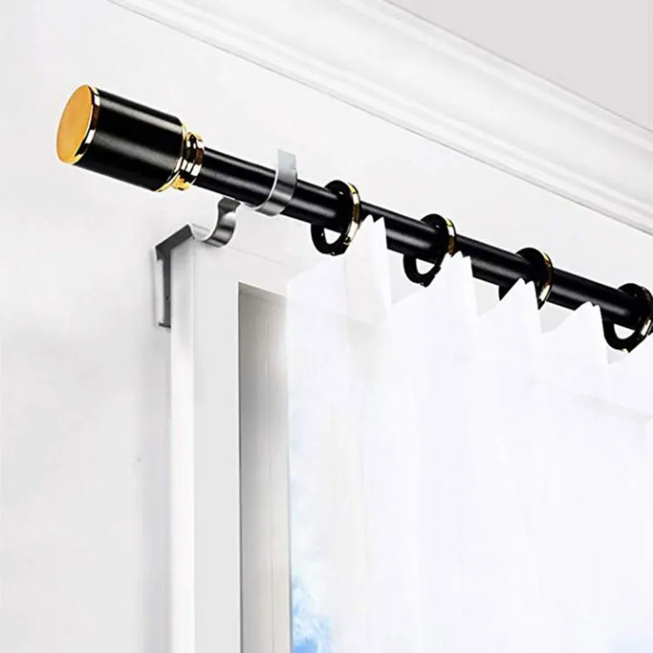 3pcs Curtain Rod Brackets Easy Hanging, How To Install A Curtain Rod With Brackets