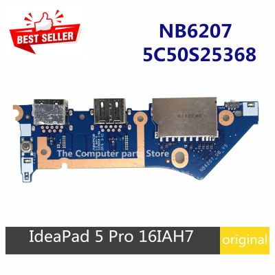 Asli UNTUK Lenovo IdeaPad 5 Pro 16IAH7 Laptop daya tombol tombol USB pembaca kartu SD IO papan NB6207 Board