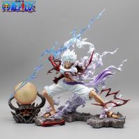 28Cm One Piece Wink Gk Hold Tightly Lightning Fifth Gear Nika Luffy Collectible Figures Statue Model Animation Peripheral Toy