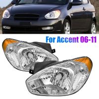 Headlights Assembly for 2006-2011 Accent