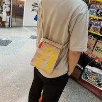 ✻ Women 39;s Shoulder Bag Cute French Fries Packaging Bag Men Canvas Messenger Bag Handbag Student Schoolbag Crossbody Bag