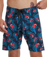 69SLAM MEN TROPICAL PARROT LIAM 4 WAYS STRETCH BOARDSHORT / กางเกงว่ายน้ำ กางเกงขาสั้น สำหรับผู้ชาย