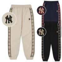 [MLB KOREA] 100％ Authentic Dia MONOGRAM Tape Loose Fit Track Pants Korean Fashion