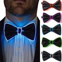 【cw】 Fashion Noverty Men Wire Necktie Bow tie Flashing Up Tie ！