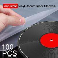 100 ชิ้น 12 "ไวนิลบันทึก P rotecter LP บันทึกถุงพลาสติกป้องกันไฟฟ้าสถิตบันทึกแขนด้านนอกภายในพลาสติกใสปกภาชนะ ซองใน ใส่แผ่นเสียง Record holder