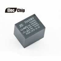 5ชิ้นรีเลย์12vdc Hjr-3ff-S-H Hjr-3ff 10a T73 12V 4pin